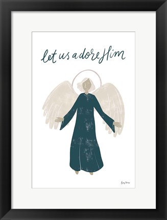 Framed Nativity I Print