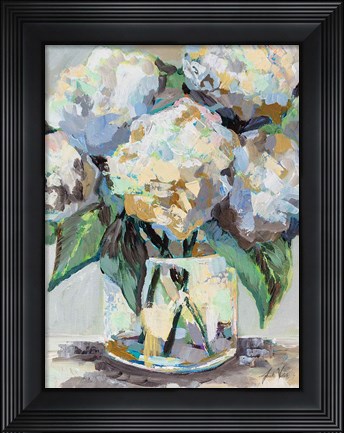 Framed Beach House Bouquet Print
