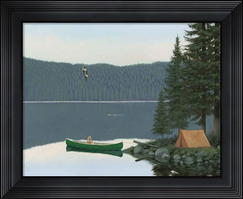 Framed Happy Place IV Print