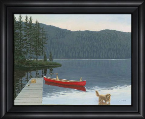 Framed Happy Place III Print