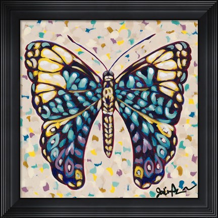 Framed Pop Butterfly II Print
