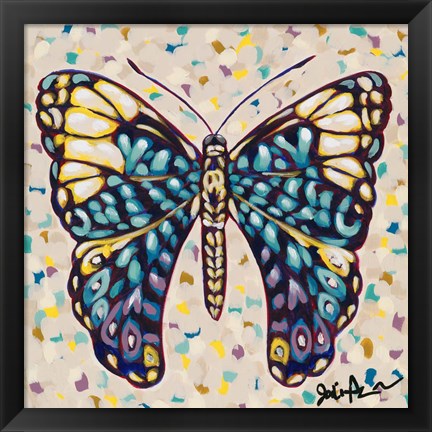 Framed Pop Butterfly II Print