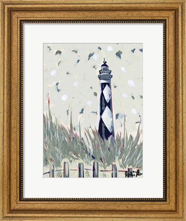 Framed Pop Lighthouse I Print