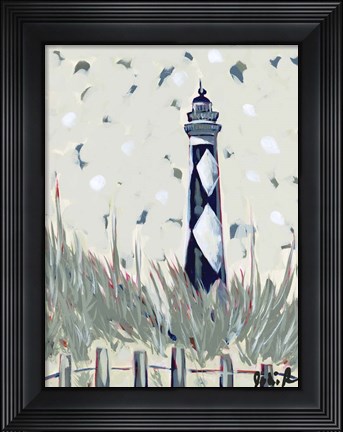 Framed Pop Lighthouse I Print