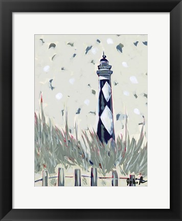 Framed Pop Lighthouse I Print