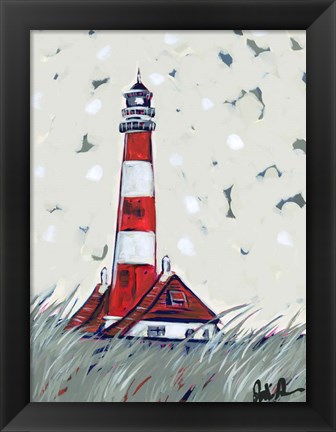 Framed Pop Lighthouse II Print