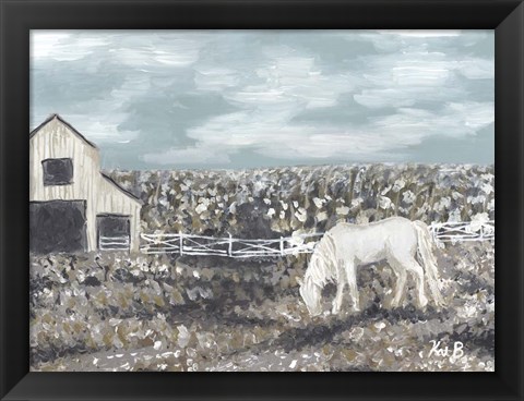 Framed Black Creek Stable Print