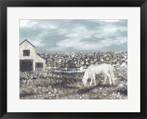 Framed Black Creek Stable Print