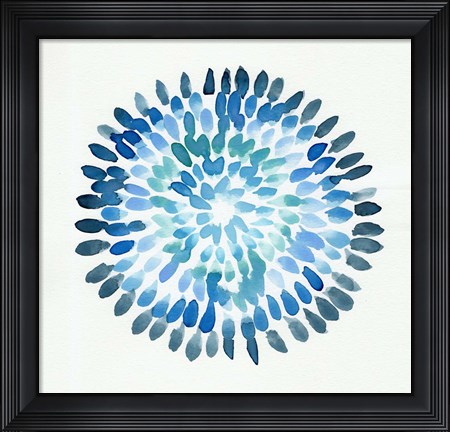 Framed Burst Abstract II Print