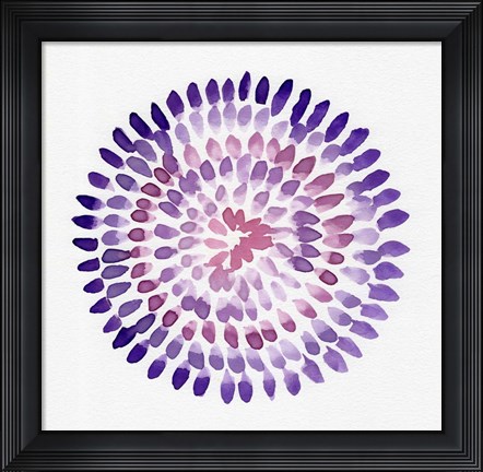 Framed Burst Abstract IV Print