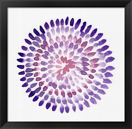 Framed Burst Abstract IV Print