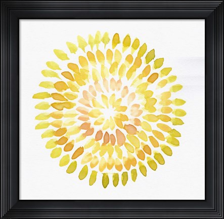 Framed Burst Abstract V Print