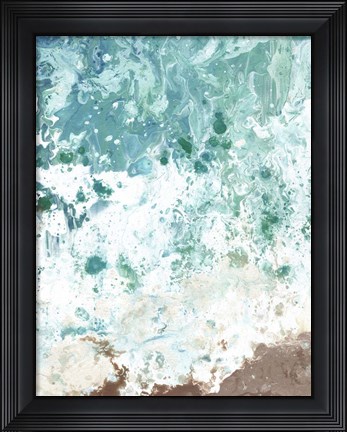 Framed Ocean Tide Abstract II Print