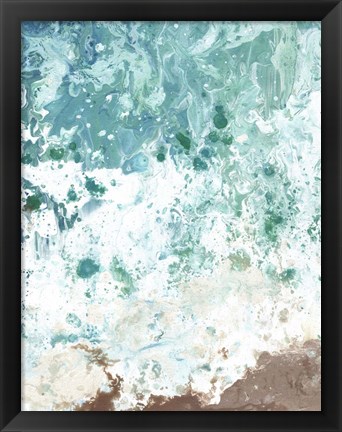 Framed Ocean Tide Abstract II Print