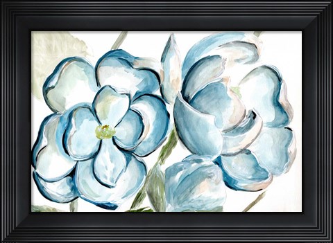 Framed Morning Magnolias Print