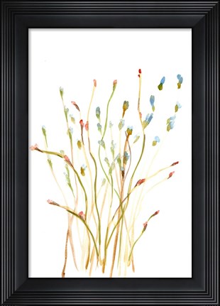 Framed Little Paint Brushes Print