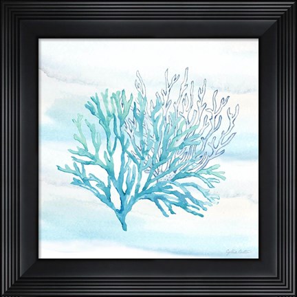 Framed Great Blue Sea X Print