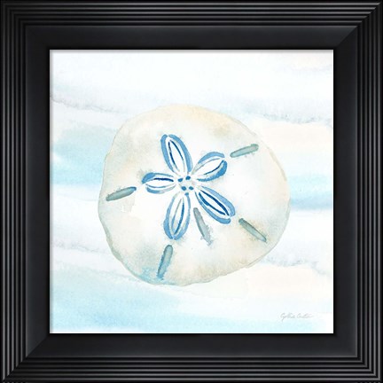 Framed Great Blue Sea XI Print
