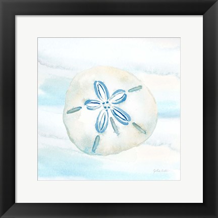 Framed Great Blue Sea XI Print