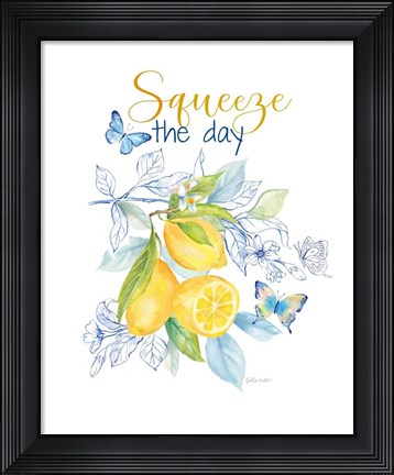 Framed Lemon Sketch Book V Print
