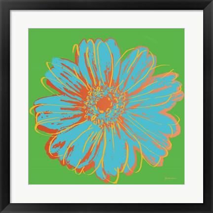 Framed Flower Pop Art II Print