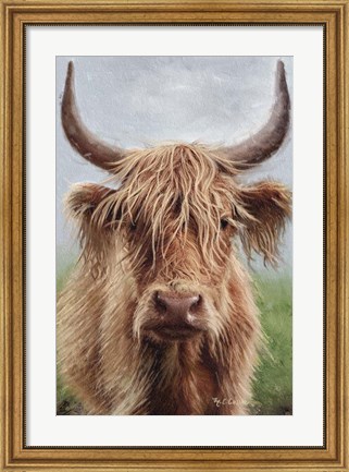 Framed Highland portrait II Print