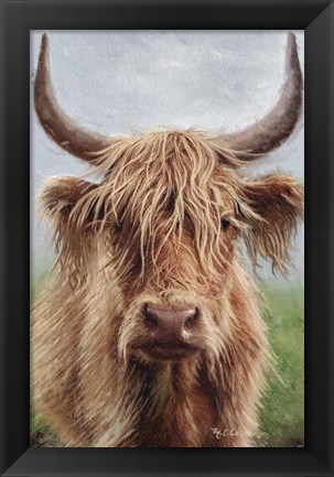 Framed Highland portrait II Print