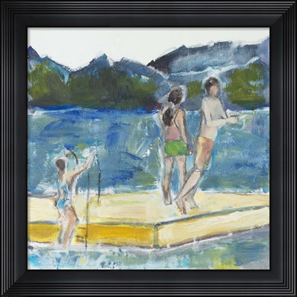 Framed Floating Dock Print