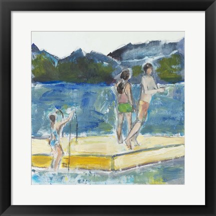 Framed Floating Dock Print