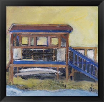 Framed Boathouse Print