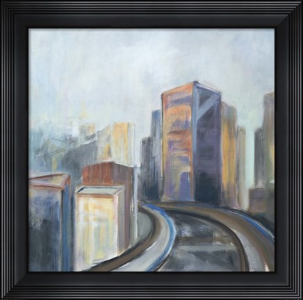 Framed Over the Tracks Print