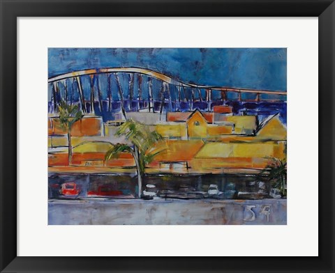 Framed Under the Bridge Print