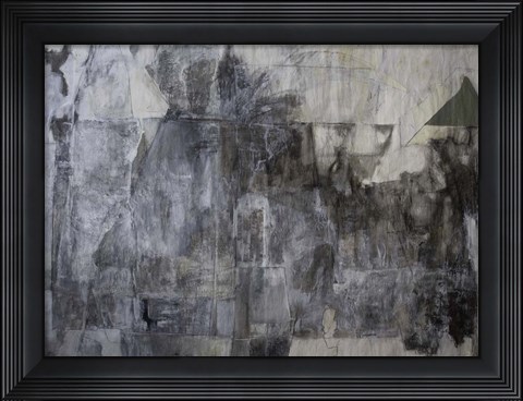 Framed Blackened Grey Print