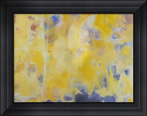 Framed Soft Yellows Print