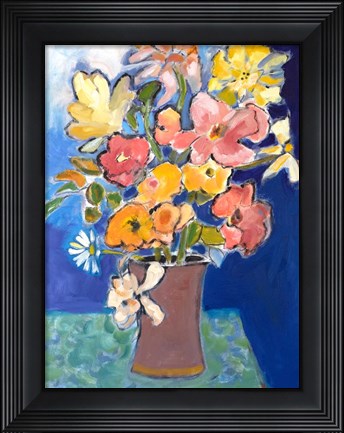 Framed Table Blooms Print