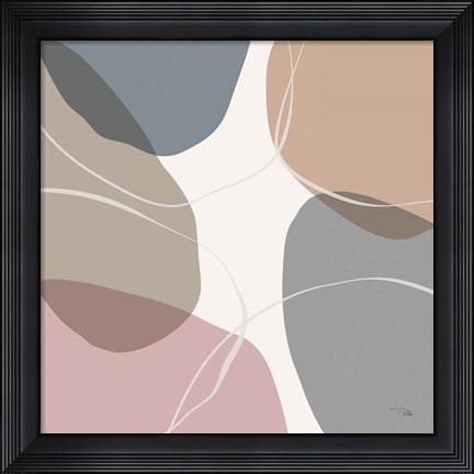 Framed Down to Earth dusty V Print