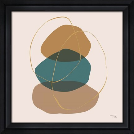 Framed Down to Earth earthy III Print