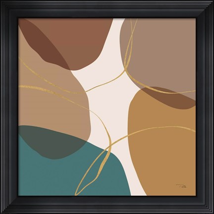 Framed Down to Earth earthy V Print