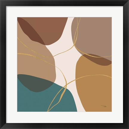 Framed Down to Earth earthy V Print