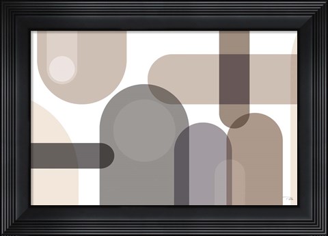 Framed Metro 67 neutral Print