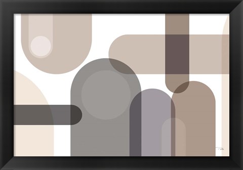 Framed Metro 67 neutral Print