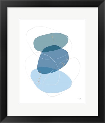 Framed Organic Circles II Print