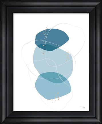 Framed Organic Circles III Print