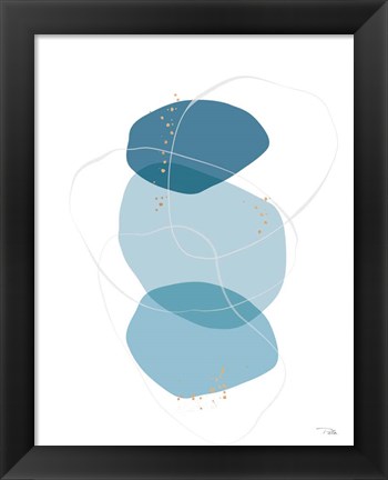 Framed Organic Circles III Print