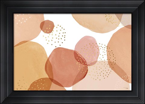 Framed Pebbles I Print