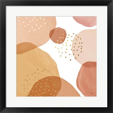 Framed Pebbles II Print