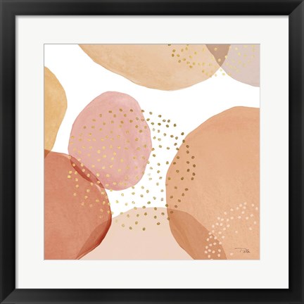 Framed Pebbles III Print