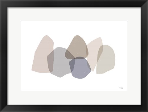 Framed Pieces by Pieces Neutral I Print