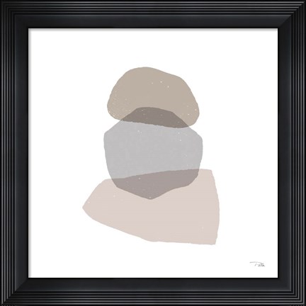 Framed Pieces by Pieces Neutral II Print