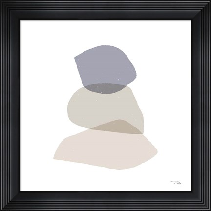 Framed Pieces by Pieces Neutral III Print